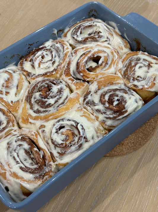 home baked cinnamon rolls